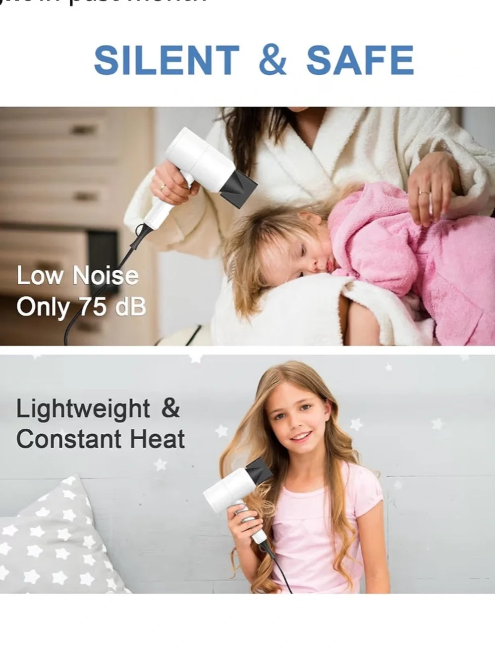 $60. Slope Hill  Professional ionic Hair Dryer, Powerful 1800W New Open Box!